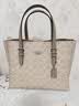 蔻驰（COACH）【品牌直供】女士MOLLIE 25中号斜挎托特包拿铁色CV965礼物次日达 实拍图