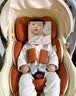 怡戈（Ekobebe）新生婴儿提篮式儿童安全座椅汽车用宝宝便携车载奶酪棕【新国标】 实拍图