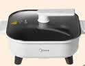 美的（Midea）电火锅 电煮锅 火锅专用锅家用多功能锅料理烤肉电热锅电蒸锅 6.5L多用途锅 HGE3030J04 实拍图