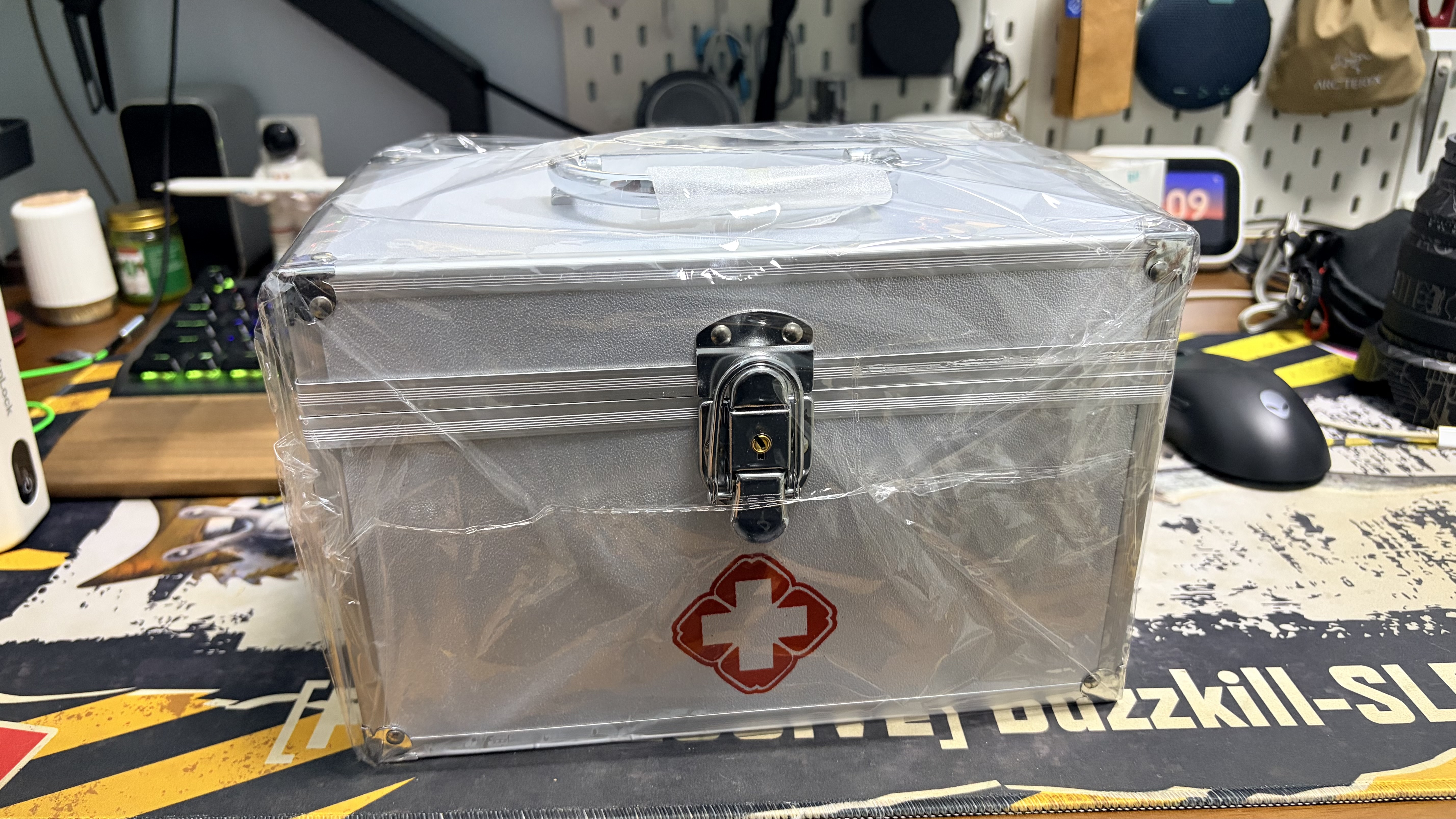 弘辉医用急救箱家用铝合金出诊医药箱应急包药品收纳盒企业医疗箱10寸 实拍图