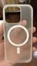 猩球卫士高级感防指纹适用Apple/苹果iPhone16Pro磁吸瓦楞手机壳超薄行李箱条纹保护套磨砂MagSafe外壳白 实拍图