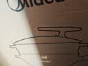 美的（Midea）电炒锅 电火锅 电蒸锅 电煮锅智能可预约多功能炒菜一体不沾5.5L上蒸下煮电热锅HCG3216配蒸笼木铲 实拍图