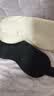 BDAC真丝睡眠眼罩 桑蚕丝遮光透气睡眠男女通用睡觉午睡旅行 雾霾蓝 实拍图