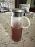 膳魔师（THERMOS）玻璃杯家用把手冷水壶耐热1L大容量凉水果汁桶TCG2C-1000-S-CY 实拍图
