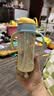 贝亲（Pigeon）防胀气 自然成长翻盖直饮吸管 大童奶瓶330ml 马戏团 18月+ AA279 实拍图