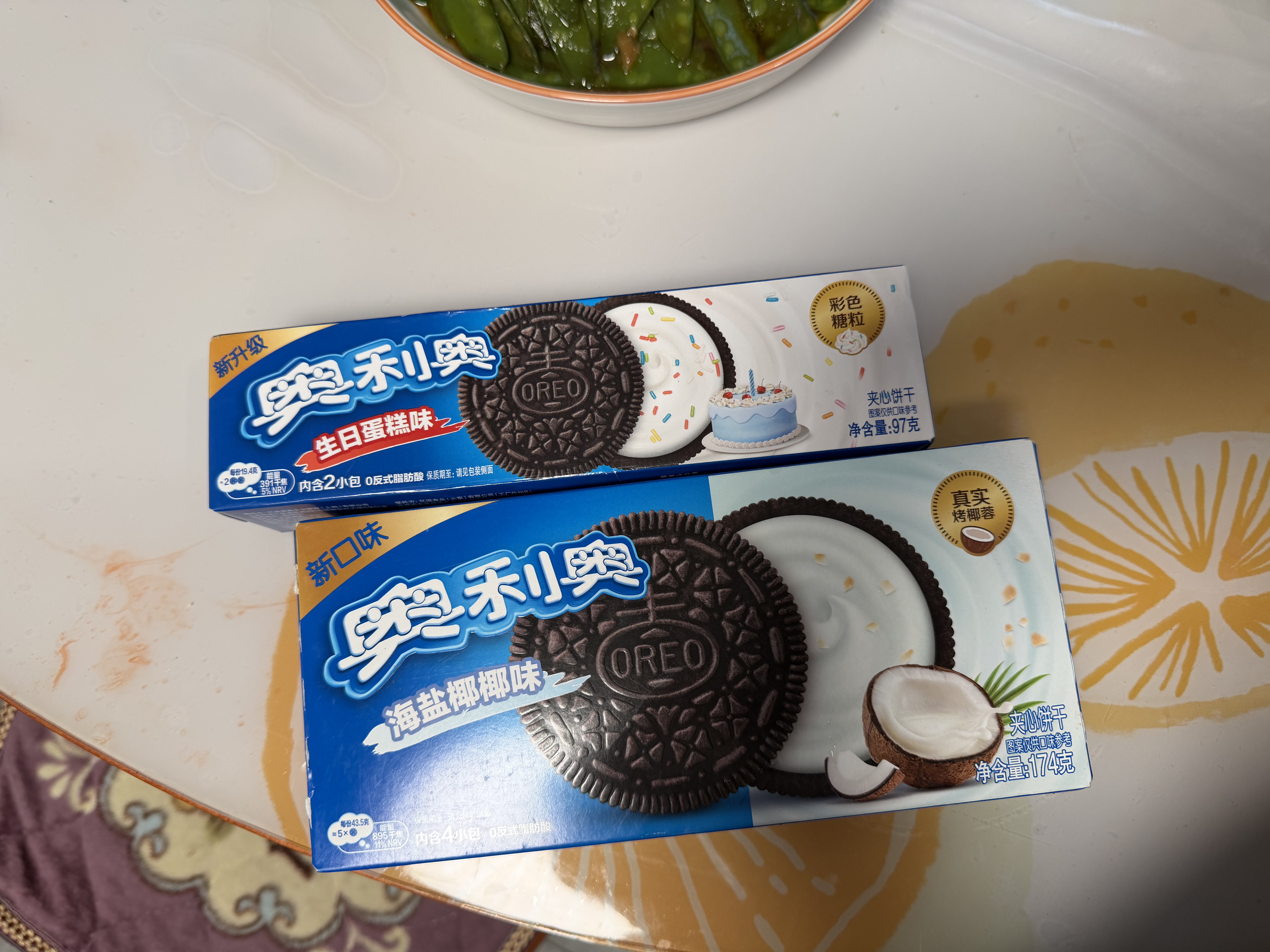 奥利奥（Oreo）夹心饼干海盐椰椰味174g 实拍图
