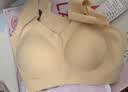 浪莎内衣女无痕小胸聚拢收副乳防下垂胸罩运动一体美背心式固定杯文胸 实拍图