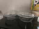 CCKO碗 耐热玻璃烤盘微波炉专用家用蒸蛋碗带盖沙拉碗泡面碗具大汤碗 【2只装】700ml+1000ml玻璃碗 实拍图