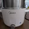 美的（Midea）电煮锅 0涂层不锈钢 宿舍小电锅 多功能家用宿舍泡面小火锅 2.6L蒸煮一体电热锅 XZC2066G 配蒸笼 实拍图