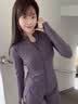 七色纺遮肉显瘦瑜伽服女马拉松跑步速干运动套装宽松高弹健身羽毛球服 实拍图