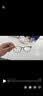 依视路（ESSILOR） 钻晶系列高清耐磨防蓝光近视超薄镜片专业配度数眼镜架男女镜框 现片2片装 来架加工 镜框+依视路膜岩高清1.60现片 实拍图