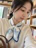 上海故事100%桑蚕丝真丝丝巾女士小方巾披肩送妈妈送长辈礼物 实拍图