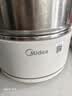 美的（Midea）电煮锅 小电锅 不锈钢0涂层电热锅 宿舍小锅多功能锅 1.6L学生寝室一体泡面小火锅XZC2017G 配蒸笼 实拍图