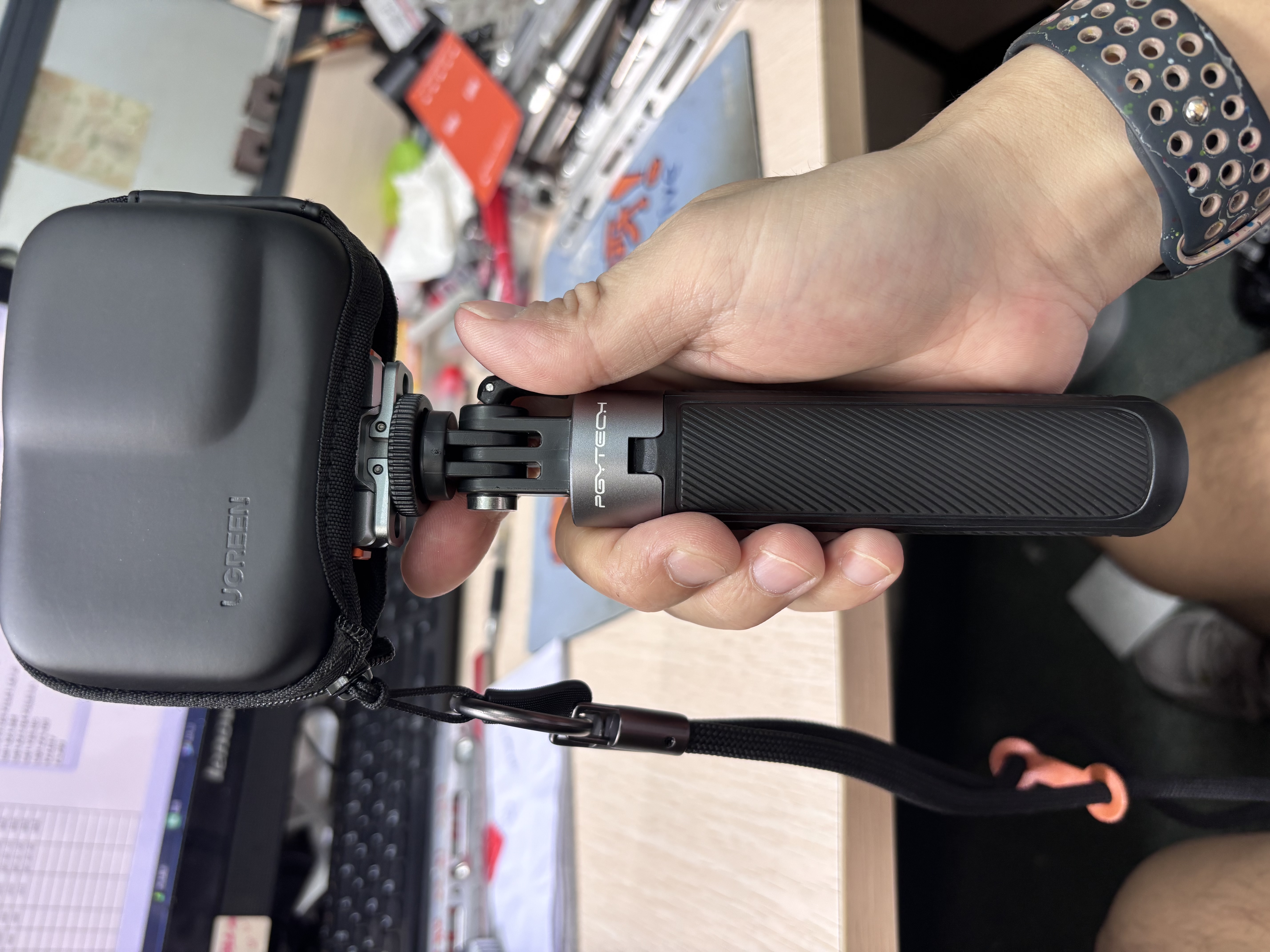 PGYTECH三脚架自拍杆延长杆运动相机支架GoPro/Action4/3配件全景相机支架POCKET运动相机insta360 X4脚架 运动相机三脚架自拍杆 实拍图
