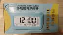 康巴丝（Compas）电子闹钟夜光智能语音报时起床神器闹铃强力叫醒儿童学生床头钟开学必备 2139 白色 儿童节礼物 实拍图