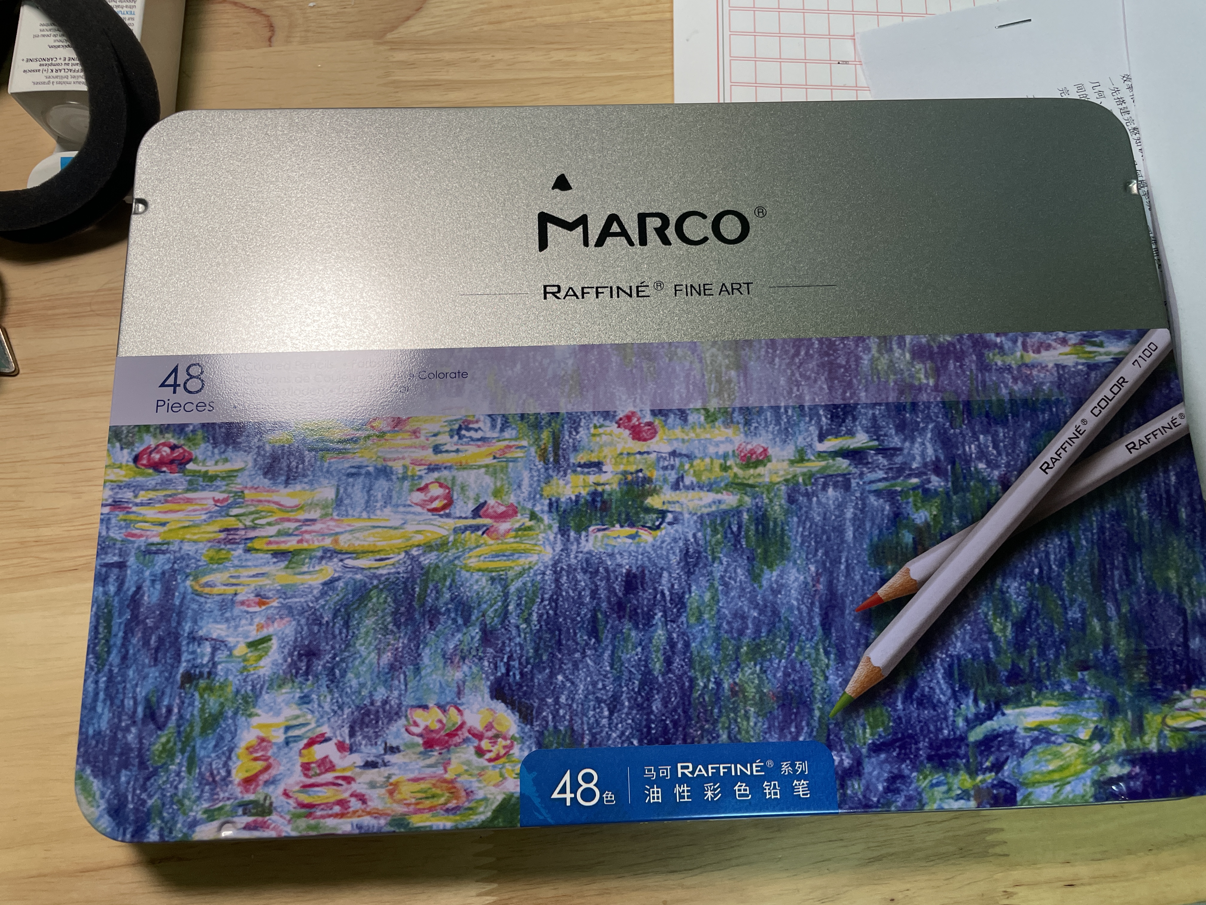 马可（MARCO）【开学文具】拉菲尼48色油性彩色铅笔绘画套装画画笔美术专业设计工具手绘儿童画画笔 实拍图