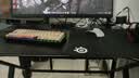 甄严选电脑桌台式电竞桌椅套装组合桌子办公家用桌学习桌书房书桌写字桌 【黑碳纤纹面-整板】单桌100*60 实拍图