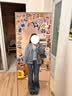 优衣库宽松连帽拉链运动开衫/长袖男装女装合作款/外套卫衣486300 486300/03灰色 XS 实拍图