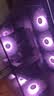 利民（thermalright）TL-C12C-S 黑色argb12cm机箱风扇 argb 风扇 支持神光同步 4PIN PWM 调速风扇 实拍图