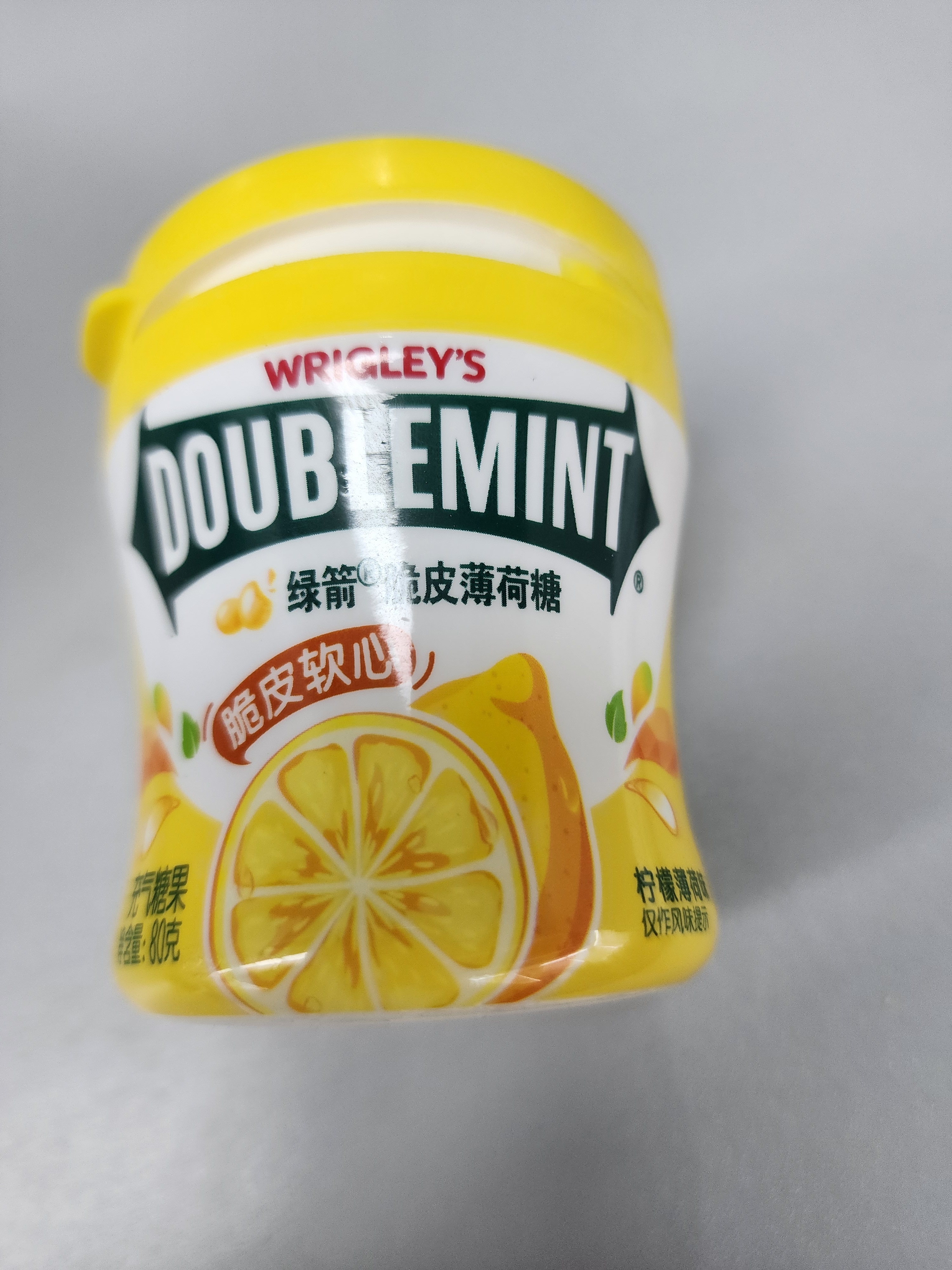 绿箭 薄荷糖脆皮软心糖 80g*4瓶 清新口气糖 接吻糖 休闲零食糖果 实拍图