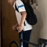 Lee双肩包男初高中大学生书包女大容量户外旅行背包轻便电脑包 黑色 实拍图