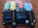 施耐德（Schneider）大容量荧光笔彩色标记号笔划重点做笔记办公必备用品1-5mm 马卡龙6色套装115097 实拍图