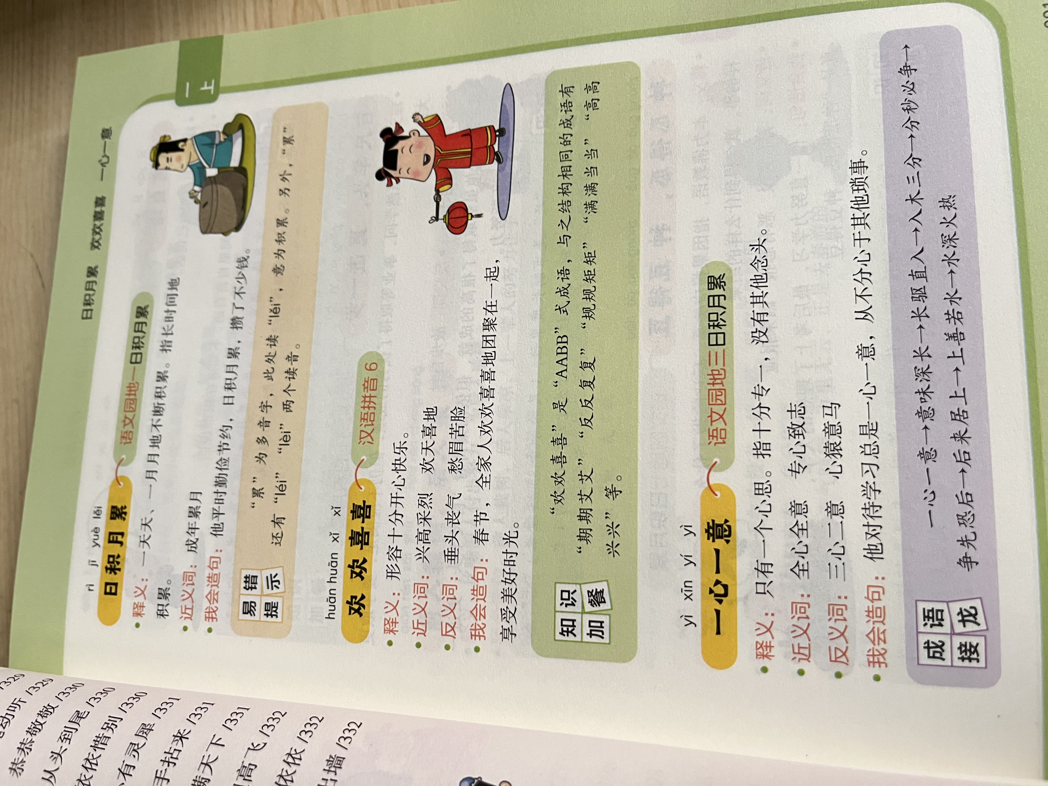 课本里的必背成语 小学一二三四五六年级同步语文必背常考高频成语速查速记考点趣味漫画成语词典积累大全 开学季 实拍图