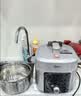 美的（Midea）小飞侠0涂层有钛珐琅电压力锅5L 智能预约多功能一体高压电饭锅MY-E5825N家用4-6人开盖火锅电饭煲 实拍图