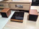 THINKYA JA-310R发烧CD播放机 复古蓝牙CD播放专辑光盘播放器 高保真光纤无损输出音响 木质小音箱套装 实拍图