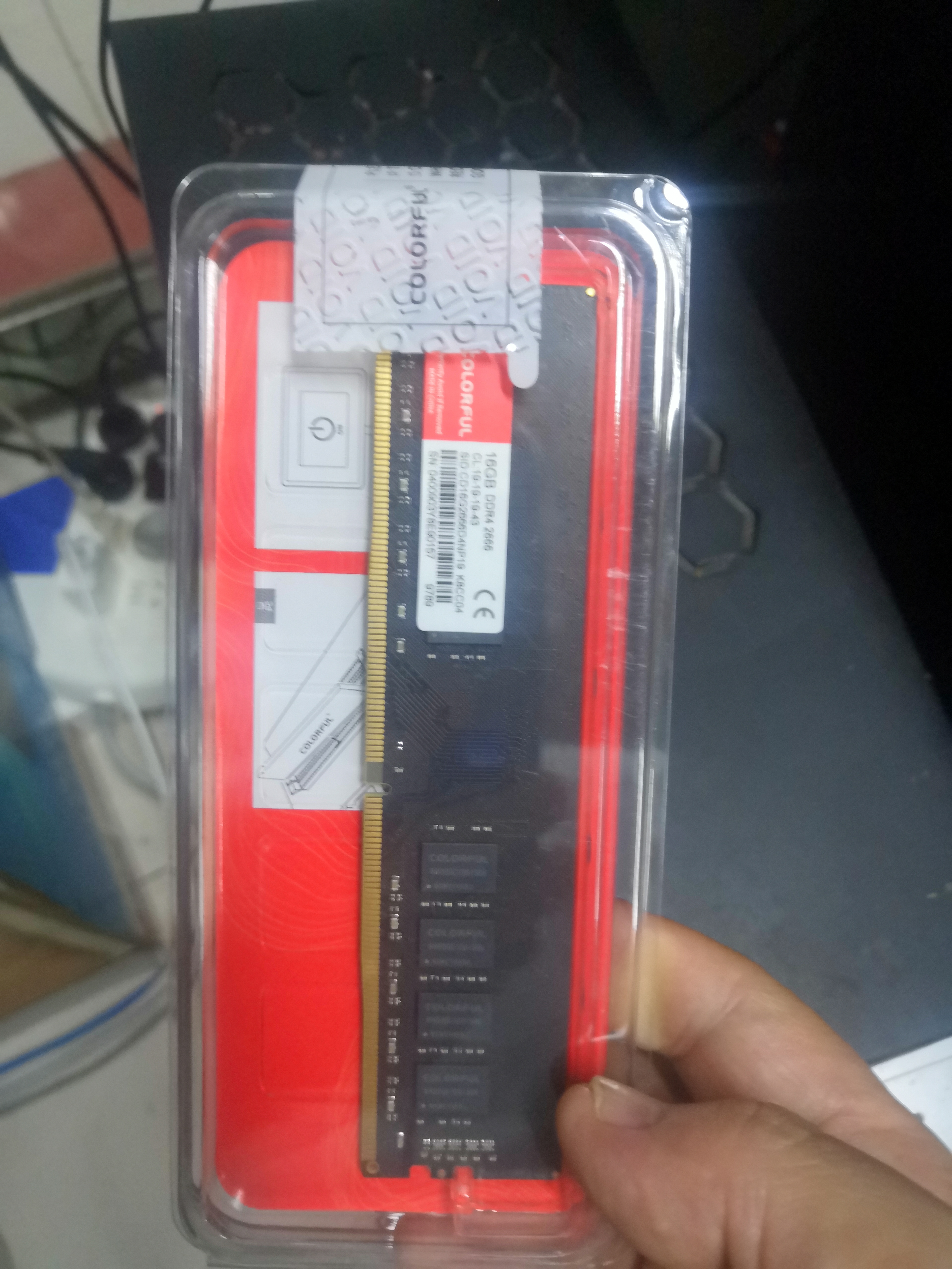 七彩虹（Colorful）16GB DDR4 2666 台式机内存 普条系列 C19 支持工作站部署 实拍图