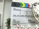 早行客 电影场记板 导演打板开拍板磁铁打板30*24cm彩色条纹中英文白色底板场景板打板器标记板 送水性笔 实拍图