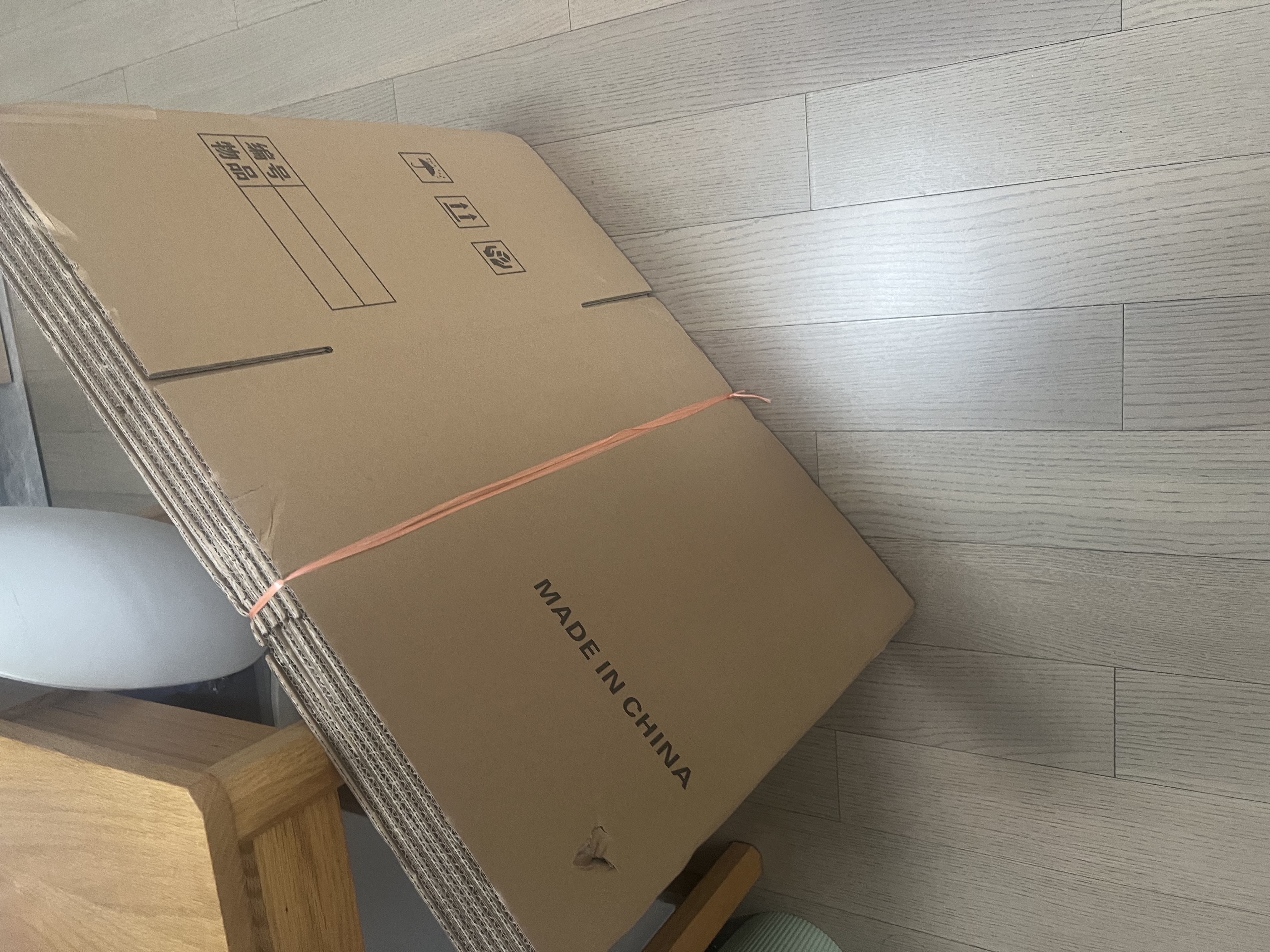 于字简中号5个加厚纸箱50*30*35cm办公纸箱公司搬迁收纳箱会计档案凭证文件箱 加厚五层瓦楞密封款 5312 实拍图