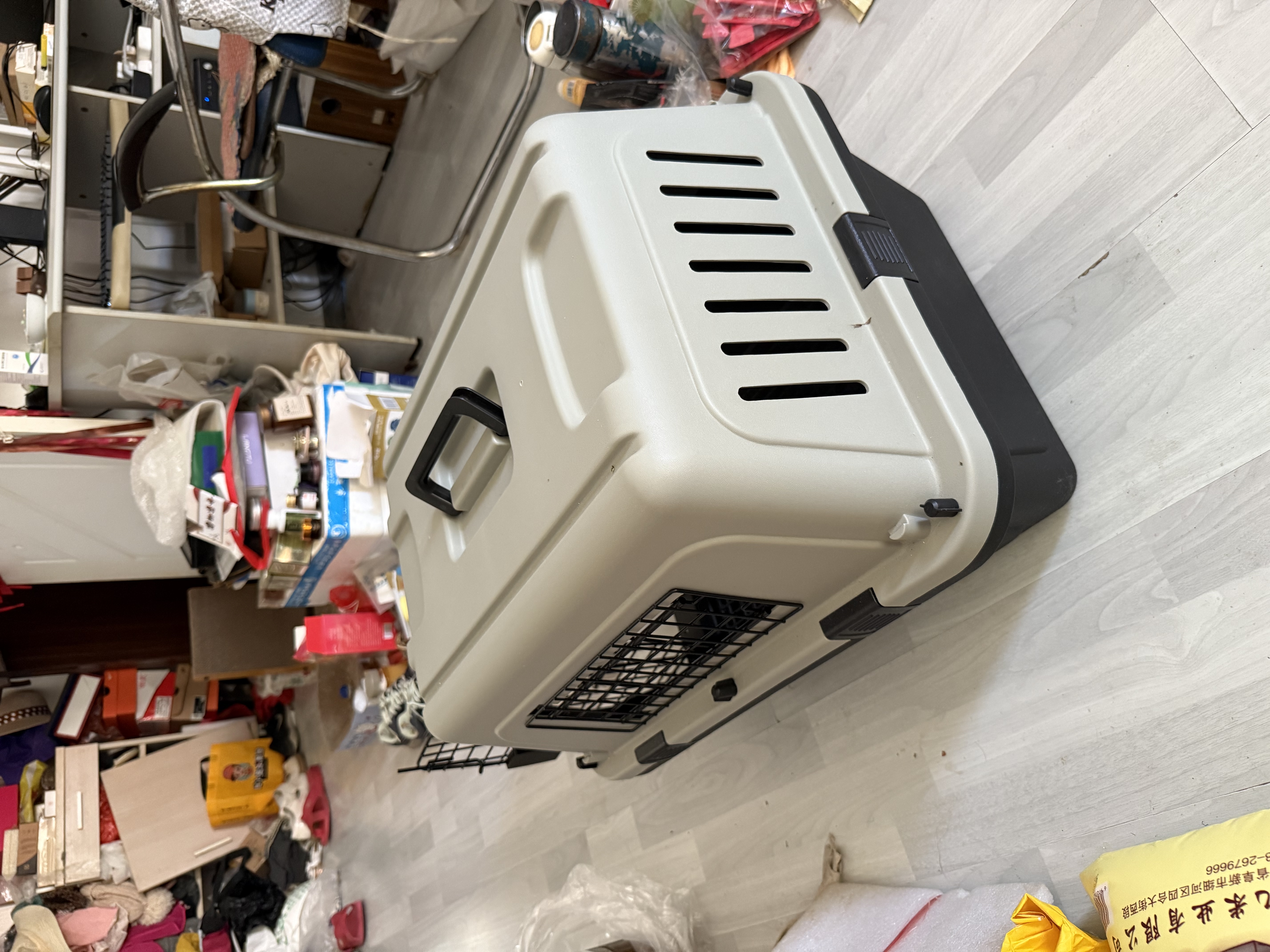 华元宠具（hoopet）猫咪航空箱宠物手提笼子狗狗托运箱车载猫包便携外出国航标准版M 实拍图