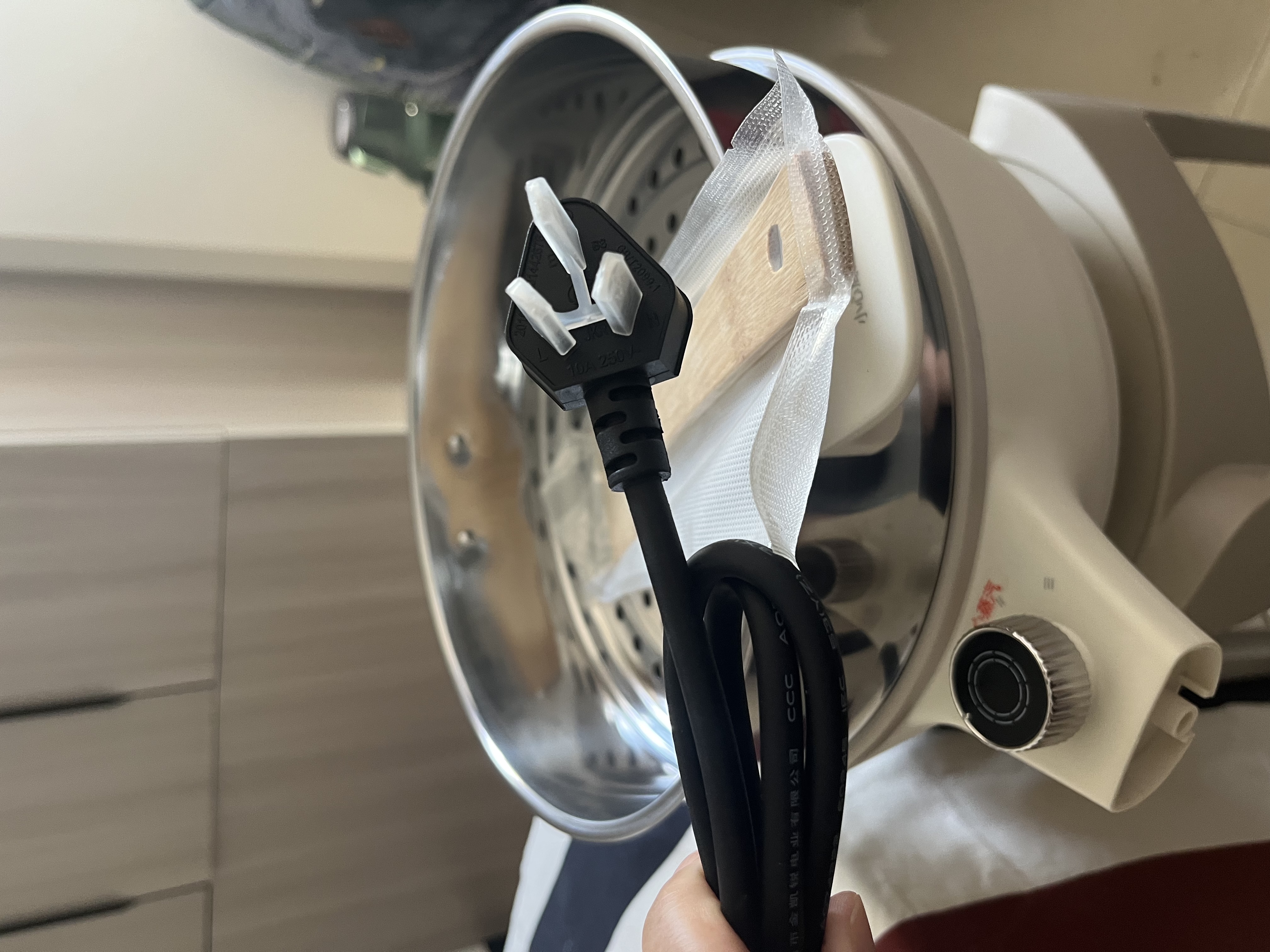 美的（Midea）0氟钛陶 电炒锅 电蒸锅 电煮锅 家用炒菜多功能一体电热锅电火锅 4L多用途锅HCG2821F 配蒸笼新品 实拍图
