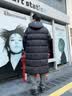 准者（RIGORER）长款羽绒服男2026秋冬新款连帽保暖防风加厚运动户外休闲情侣外套 纯正黑 L (175) 实拍图