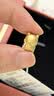 周六福福马黄金转运珠女足金生肖马手绳生日礼物 呈祥马宝 约0.82g 实拍图