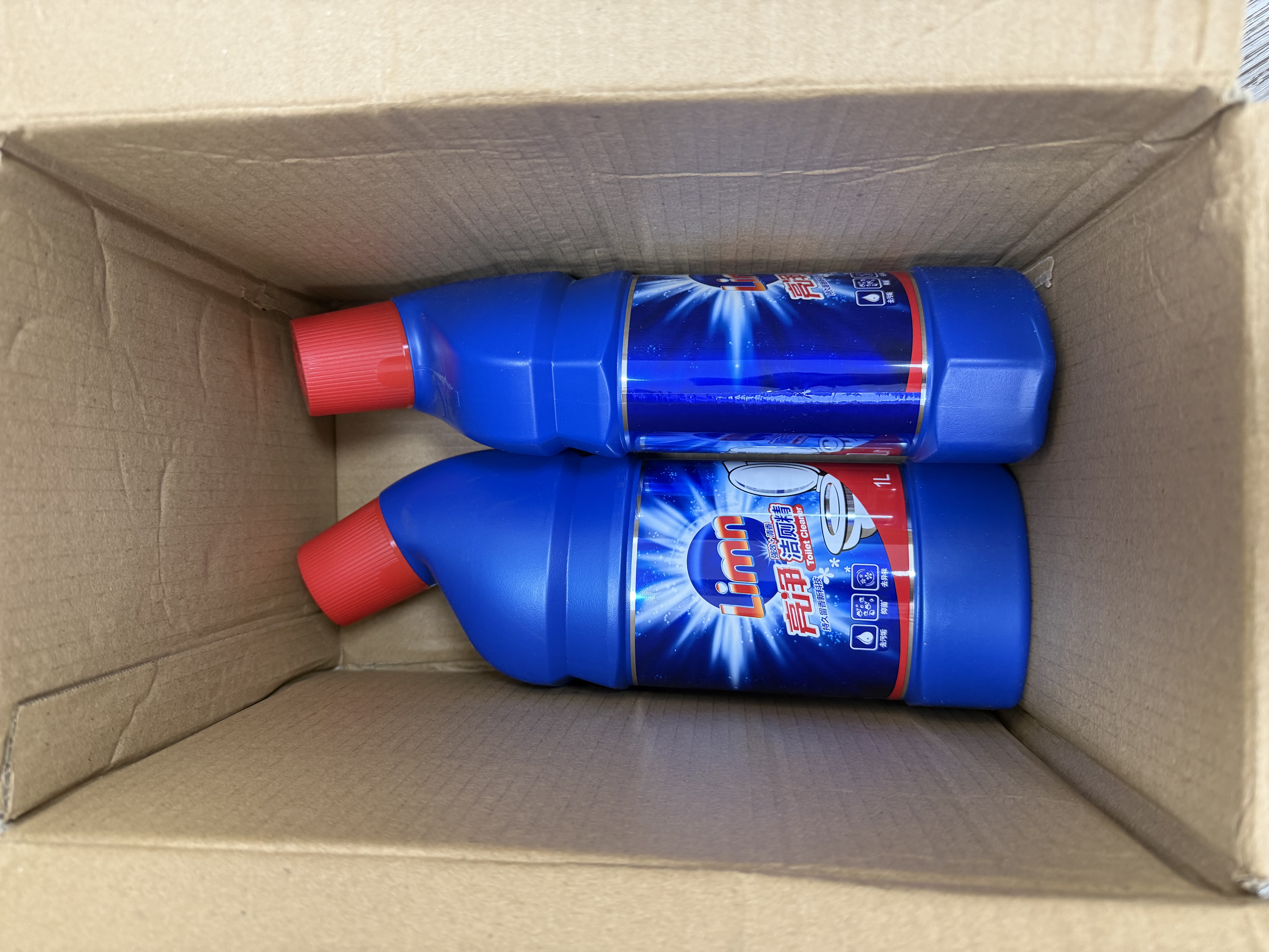 亮净强力+清香洁厕液1L*2 洁厕灵 马桶清洁剂 去味清新有效抑菌 实拍图