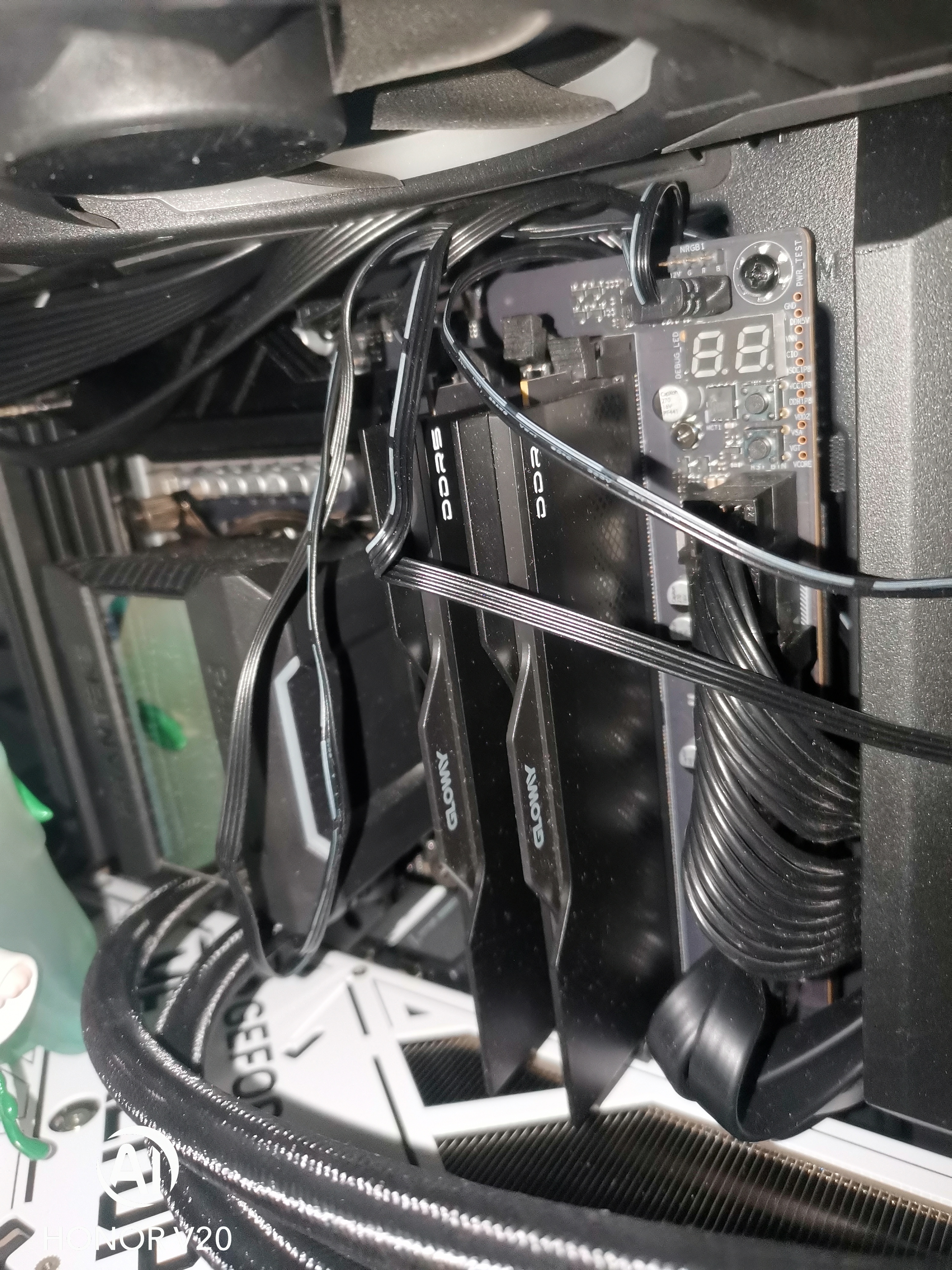光威（Gloway）32GB(16GBx2) DDR5 6400 台式机内存条 龙武 马甲条 镁光颗粒 CL38 星空黑 AI电脑配件升级 实拍图