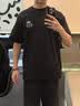 蓝之旺 T恤定制工作服印字logo夏季短袖男公司文化衫班服订做团建衣服 A款正肩白色 【26支全棉180g】 L 实拍图