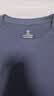 京东京造百万热销男士t恤短袖女夏季新款40支新疆棉舒适休闲打底衫藏蓝S 实拍图