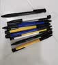 得力（deli）【开学必备】圆珠笔中油笔 0.7mm子弹头软胶握手原子笔按动笔 办公用品 黑色 36支/盒YZB-6546 实拍图