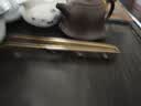Edo铜木茶夹黑檀木茶叶夹功夫茶具配件家用茶杯夹子镊子洗杯工具 实拍图