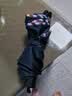 天堂伞 加大雨伞三折 经典格纹商务伞10骨大雨伞男女 乌木黑 实拍图