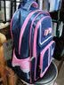 芭菲尼书包小学生6-9-12岁男女孩一二三到六年级1-3-6减负儿童双肩背包 粉宝蓝（女款） 大号适合3-6年级使用 实拍图