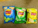 乐事（Lay's）薯片 (原味+黄瓜+青柠) 70克*3包 组合包 零食大礼包 休闲食品 实拍图
