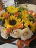 艾斯维娜鲜花速递向日葵混搭花束生日礼物全国同城配送 向日葵欧式花束 实拍图