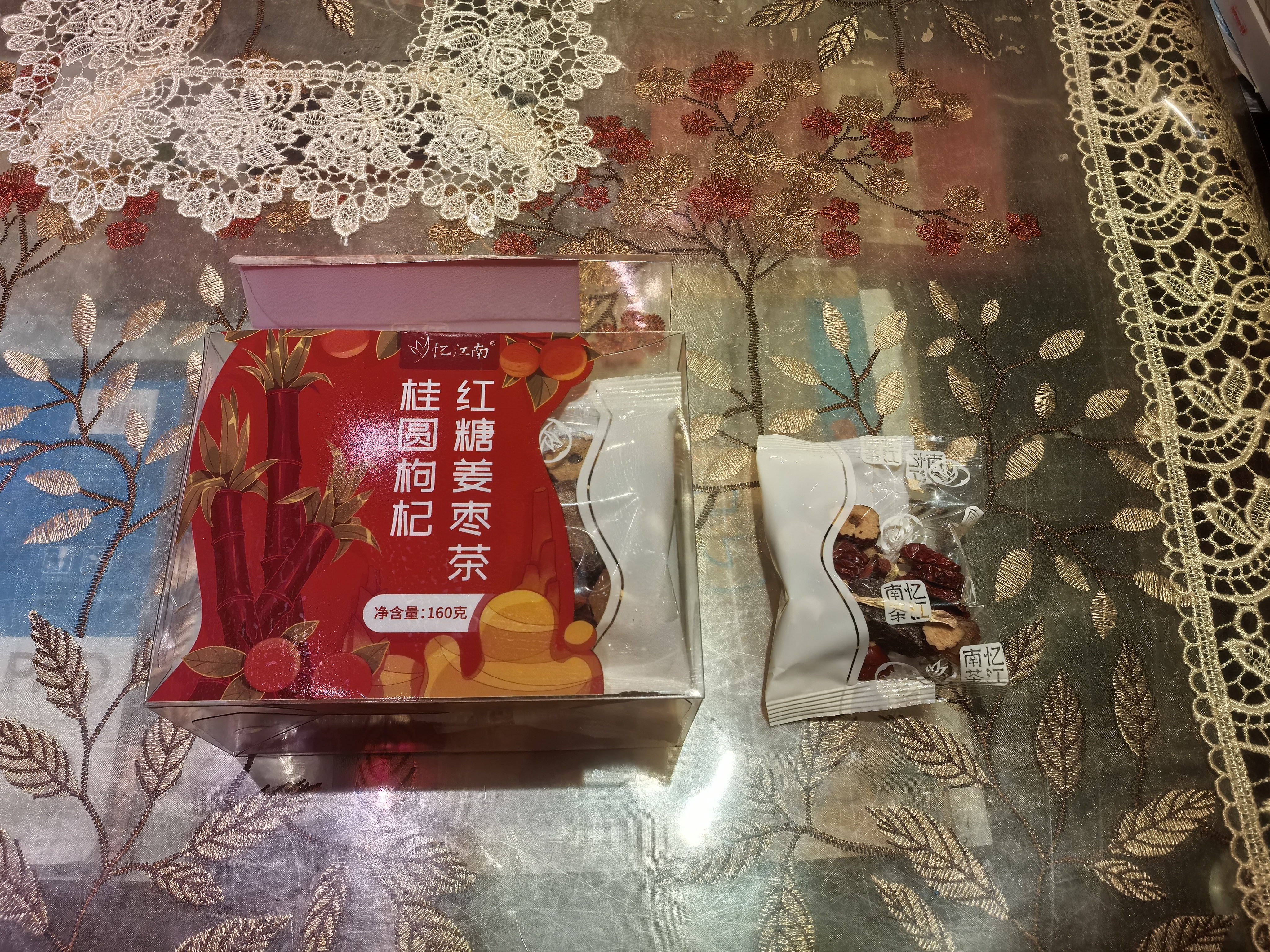 忆江南红糖姜茶大姨妈养生补气血桂圆生理期暖宫160g秋冬养生送女老师 实拍图