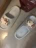 艾莱佳（AILAIJIA）hello kitty联名居家拖鞋女 浴室拖 夏季可爱女生拖鞋 蓝色38-39 实拍图