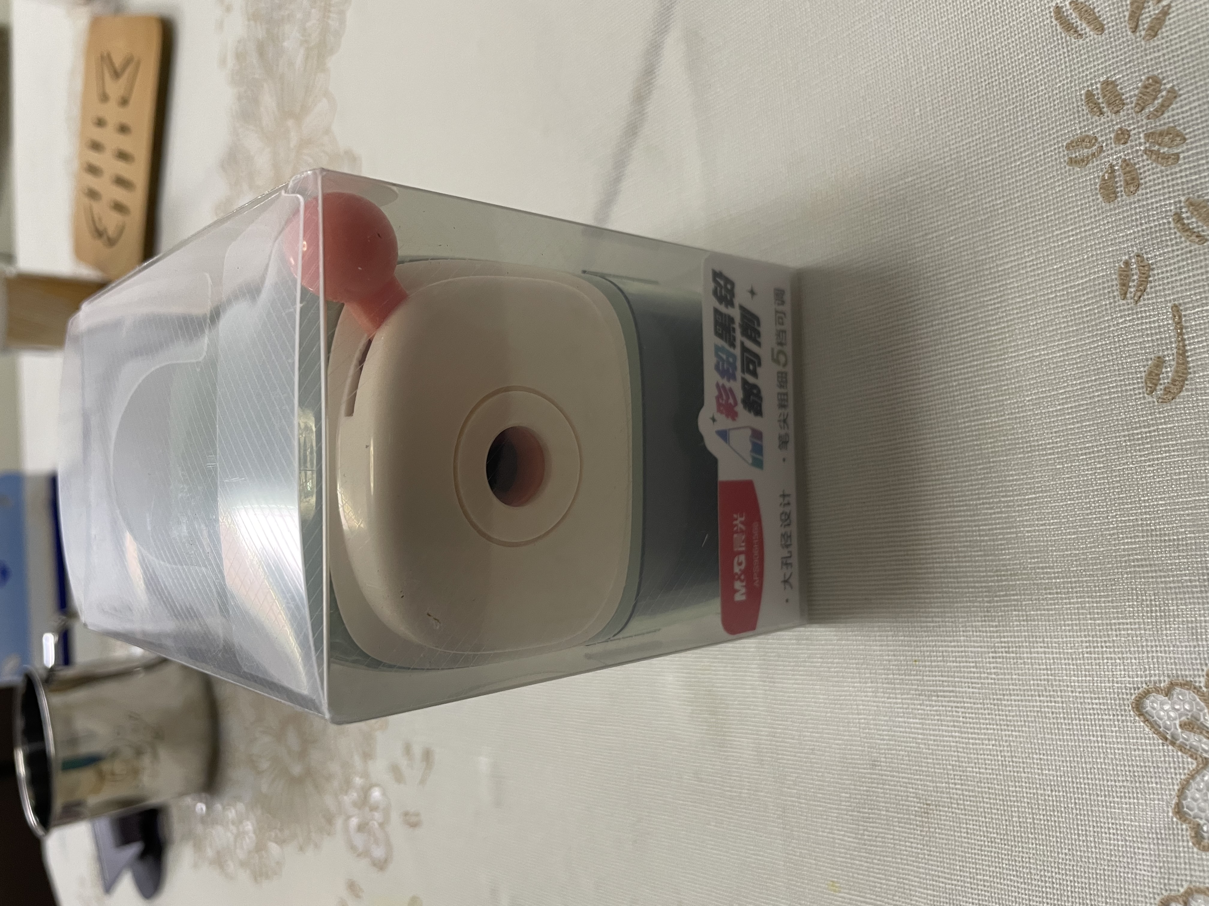 晨光(M&G)文具大口径卷笔刀5档粗细小学生手摇转笔刀削笔刀铅笔削笔器可削粗杆绿色APS906H5开学文具 实拍图