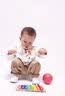 G.duck小黄鸭童装男童套装春装2026新款婴幼儿童马甲毛衣衬衫男宝宝衣服 米色三件套 90 建议1~2岁【80-90cm】cm 实拍图